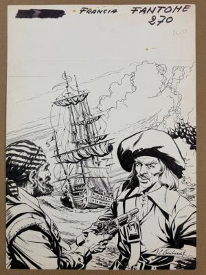 Lombardi, Lamberto - 1 Original cover - Le Fantôme - n° 270 - Pirates | Catawiki