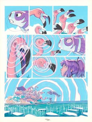 Davide Tosello | Planche originale n°126 - Maison Croa Croa | Daniel Maghen