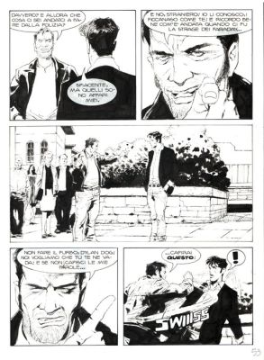 Roi, Corrado - 1 Original page - Dylan Dog #259 - "Da una lontana galassia" - 2008 | Catawiki
