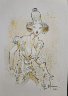 Andreae, Jean-Baptiste - 1 Original colour drawing - Azimut - 2020 | Catawiki