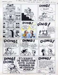 Attanasio - Lot 308 - Signor Spaghetti, planche n°8 à l‘encre de…