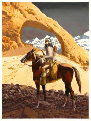 Christian Rossi | Golden West, Illustration originale inédit | Daniel Maghen