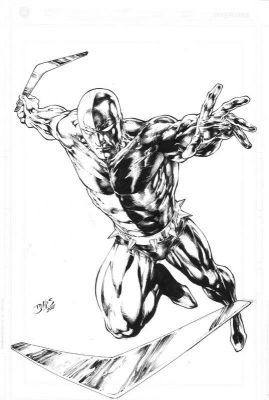 Ed Benes | * PROJECT SUPER POWERS #2b COVER OG DARE DEVIL | Black Line Fever