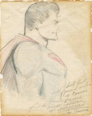 Shuster, Joe - SUPERMAN Illustration | ComicConnect