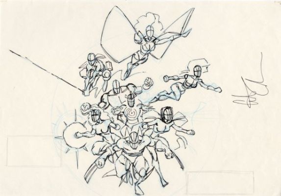 Adams, Arthur - X-MEN ANNUAL (1979-2001) #12 Cover Prelim | ComicConnect