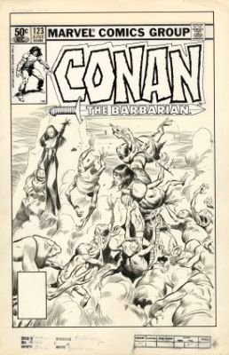Buscema, John - CONAN THE BARBARIAN (1970-93) #123 Cover | ComicConnect