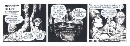 Romero, Enrique Badia | Original inked strip #8425  - Modesty Blaise | Catawiki