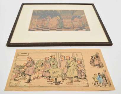 [Original comic art] Georges van Raemdonck (1888-1966) - 2 prints | Zwiggelaar Auctions