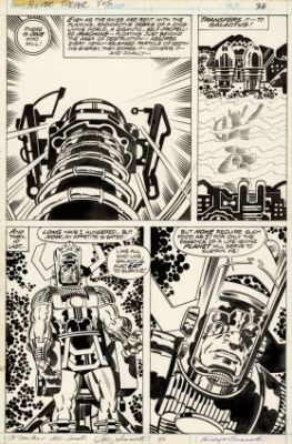 Kirby, Jack - SILVER SURFER (1978 GRAPHIC NOVEL) Interior Page | ComicConnect