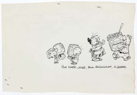 Geerts | Jojo, illustration à l’encre de Chine… | Millon