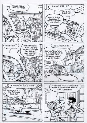 Fabrice Erre | Planche originale "Réseau-boulot-dodo" (Fluide gl... | Les dessinateurs