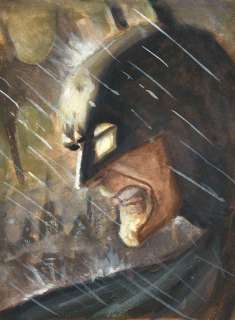 Mark Romanoski | Batman Gotham Rain - Study | Spiderweb Art Gallery