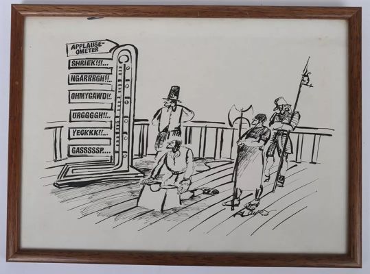 Lot 49 - Original Artwork by Ray Lowry Private Eye Sketch. | misc / divers