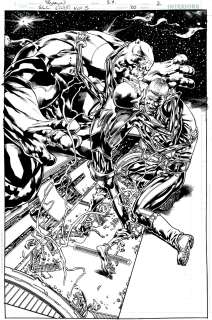 Scott Hanna Fernando Pasarin - Green Lantern Corps #20 P 2 Splash (Guy Gardner & Kilowog Aid Another Hurt Green Lantern!) 2013