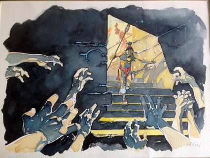 Ticci, Giovanni | original illustration published on â€œDiari Illustrati Senza Eroiâ€ ("Illustrated diaries with no heroesâ€) | Catawiki