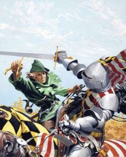 Joubert, Pierre (1910-2003) | La flèche noire. Gouaches pour l’illustration de couverture du roman de Robert Louis... | Coutau Bégarie