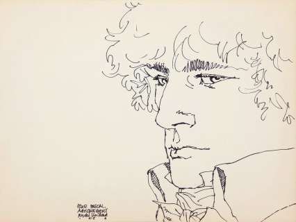 Juillard | Arno, illustration au feutre représentant le… | Millon