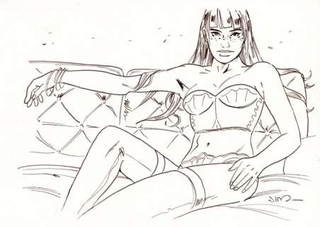 Jim (Terrasson, Thierry) | Original illustration  - Marie  - Een nacht in Rome | Catawiki