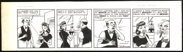 Phil Berube | Oh, Diana! daily strip | Galerie Laqua