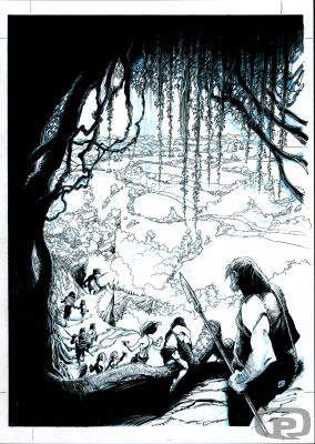 Olivier Vatine | Niourk Volume 1, Page 40 - Original Art by Olivier Vatine | Pulp’s Art