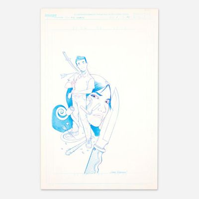 Lot 355 - Jimmie Robinson, Five Weapons #1 Cover Original Art (Image Comics, 2013) | Landry Pop Auctions