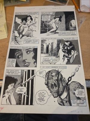 Savage Sword Conan #42 p 14 Original Art John Buscema Tony DeZuniga GGA Monster | eBay US