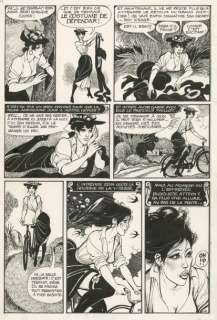 Lot 545 - Blanche Épiphanie Encre de Chine pour la planche 84 d‘un épisode paru dans France-Soir...