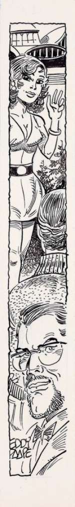 Paape | Luc Orient, illustration au feutre représentant… | Millon