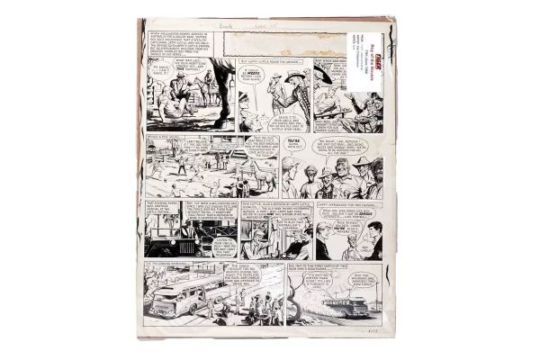 Lot 230 - Original artwork strip for Tiger’s ’Roy Of The Rovers’ | misc / divers