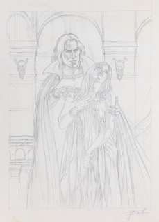 Swolfs | Le Prince de la nuit, grande illustration à la… | AZ auction