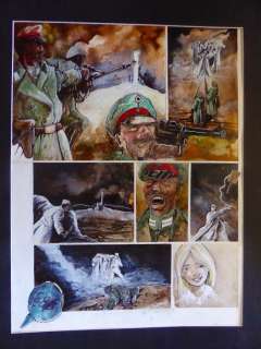 Le Hénanff, Fabrice | Planche originale en couleur  - Les Caméléons  - (2003) | Catawiki