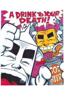 EVAN DORKIN 1998 COLOR MILK AND CHEESE DRAWING