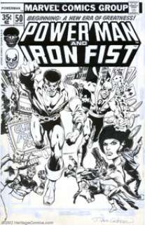 Dave Cockrum - Original/Production Cover Art for Power Man and Iron Fist #50 (Marvel, 1978). A great-looking - | Heritage