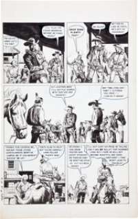 Alberto Giolitti The Lone Ranger’s Companion, Tonto #12 Page 2 Original Art (Dell, 1953). This thriller from - | Heritage