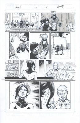 Robert Gill | Gambit: Wanted #1, Page 8 | Geoff M Art Sales