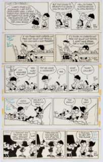 Bud Blake Tiger Daily Comic Strip Original Art Group of 11 (King Features Syndicate, 1974-1996). Tiger, his - | Heritage