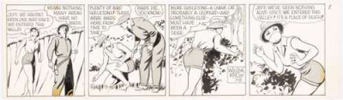 Wilson McCoy The Phantom Daily Comic Strip Original Art Group of 5 (King Features Syndicate, 1957-58). These - | Heritage