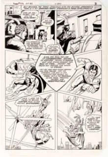 Curt Swan and Dan Adkins Superman #376 Story Page 3 Original Art (DC, 1982). Superman has a tough time when - | Heritage