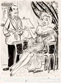 Stan Goldberg Popular Jokes March-’60 Single Panel Gag Comic Illustration Original Art (Humorama, 1960). Archie - | Heritage