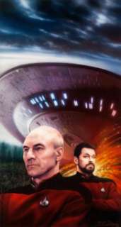 Keith Birdsong Star Trek: The Next Generation #39 "Rogue Saucer" Paperback Novel Cover Painting - | Heritage