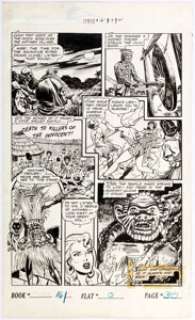 Robert Webb Jumbo Comics #161 Story Page 5 Sheena Original Art (Fiction House, 1952). | Heritage