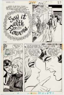 John Calnan and Vince Colletta (attributed art team) Young Love #97 Complete 5-Page Story Original Art (DC, - | Heritage