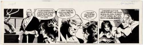 Frank Bellamy Garth Daily Comic Strip Original Art dated 6-27-74 (Daily Mirror, 1974). Frank Bellamy drew the - | Heritage