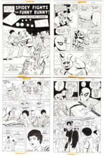 Win Mortimer, Mike Esposito, and Tony Mortellaro Spidey Super Stories #9 Complete 6-Page Story Original Art - | Heritage