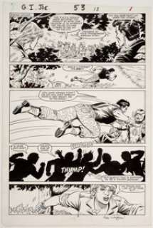 Rod Whigham and Andy Mushynsky G.I. Joe, A Real American Hero #53 Page 9 Original Art (Marvel, 1986).... | Heritage