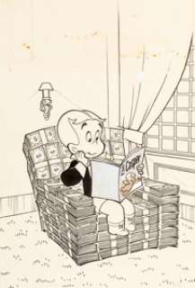 Warren Kremer Richie Rich Money World #3 Cover Original Art (Harvey, 1973).... | Heritage