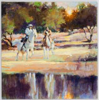 Sal Amendola - Lone Ranger and Tonto Preliminary Painting Original Art (undated)....