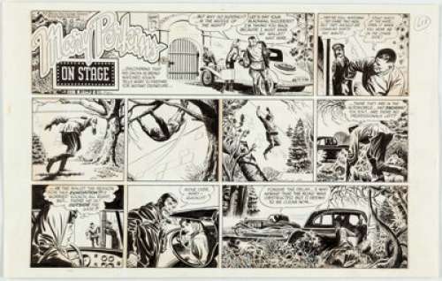 Leonard Starr Mary Perkins, On Stage Sunday Strip Original Art dated 12-20-64 (Chicago Tribune, 1964)....