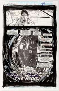 Craig Gilmore and Mike Witherby Morbius: The Living Vampire #30 Original Art (Marvel, 1995)....