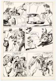 Lee Elias Black Cat #25 Story Page 3 Original Art (Harvey, 1950).... | Heritage